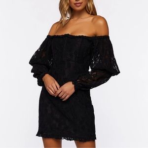 Lace Off-the-Shoulder Dress